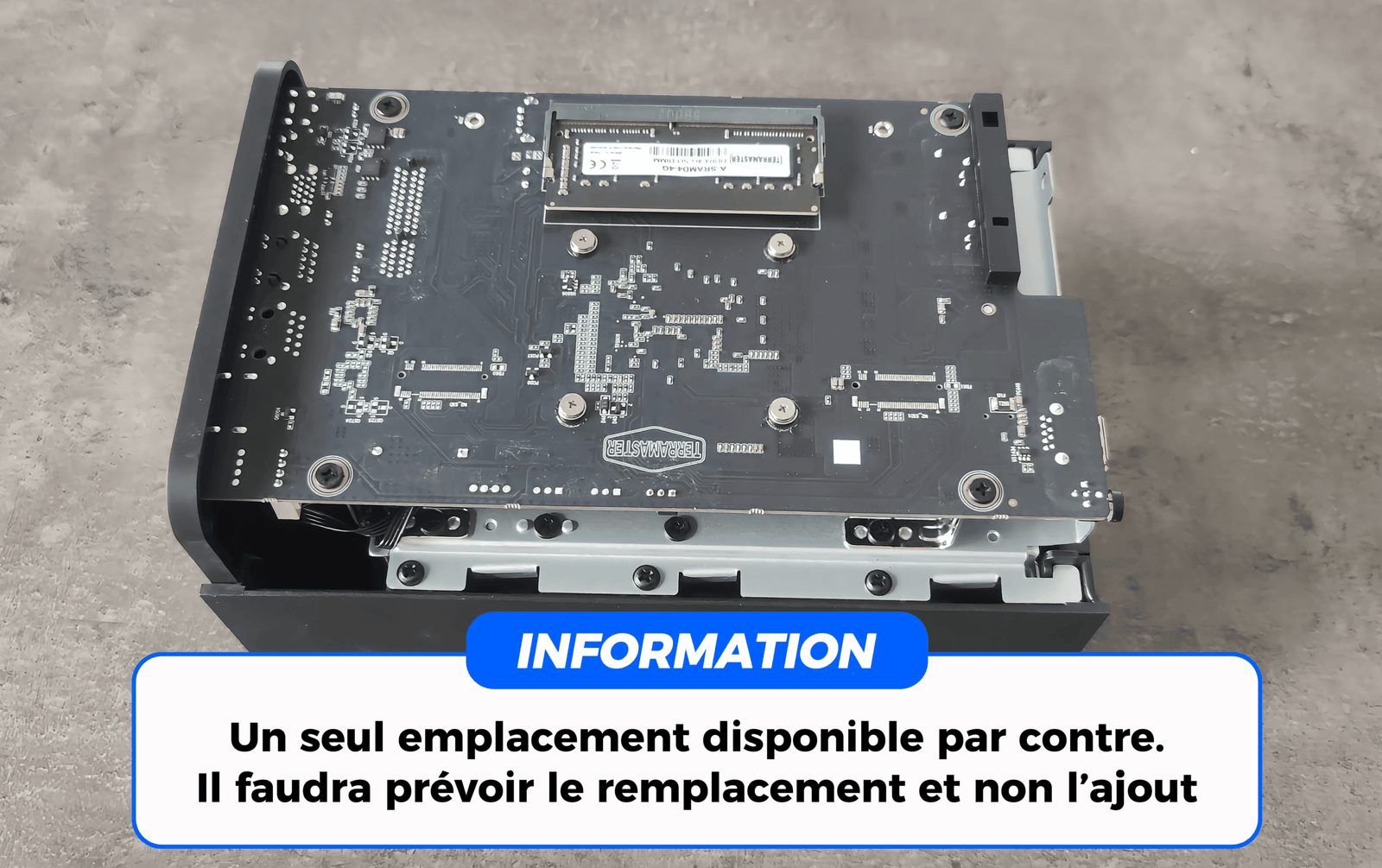 Emplacement RAM DDR4 extensible
