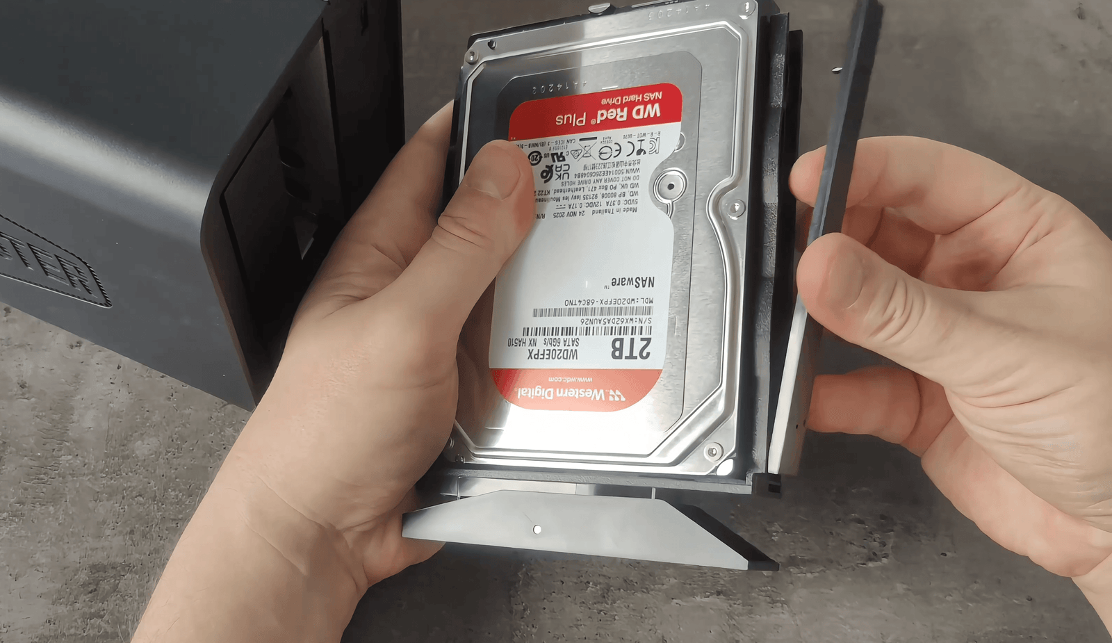 Installation des disques durs