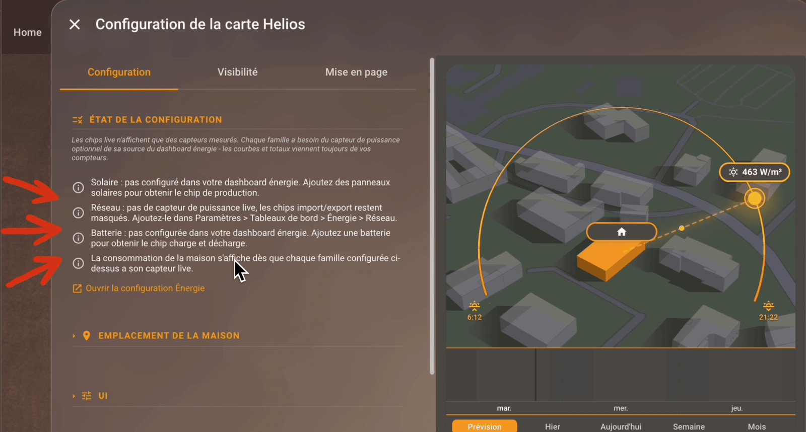 Liste des prérequis et coches vertes